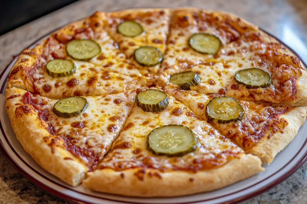 Delicious Pickle Pizza