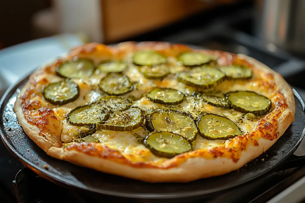 Delicious Pickle Pizza