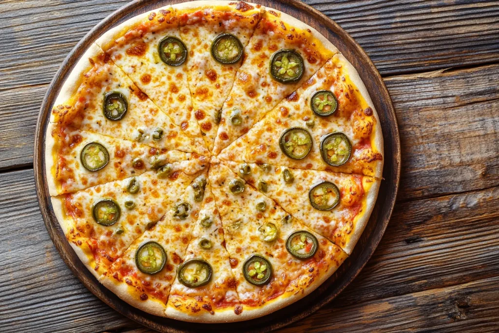 Delicious Pickled jalapeños Pizza