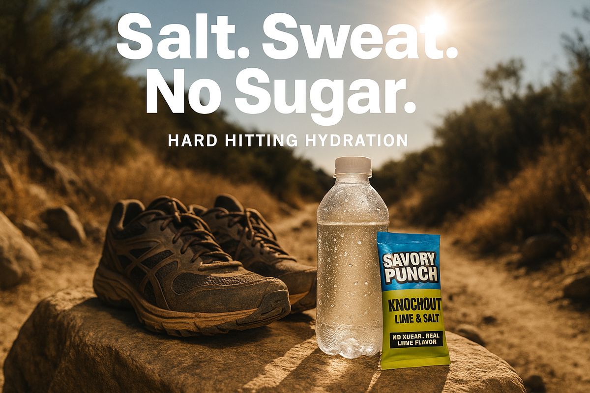 Salt. Sweat. No sugar.